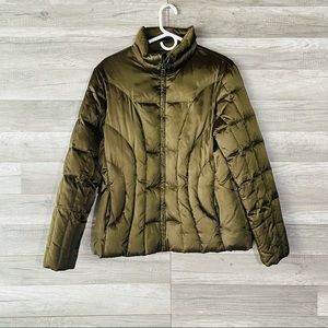 Marc New York Puffer Jacket Green Nylon